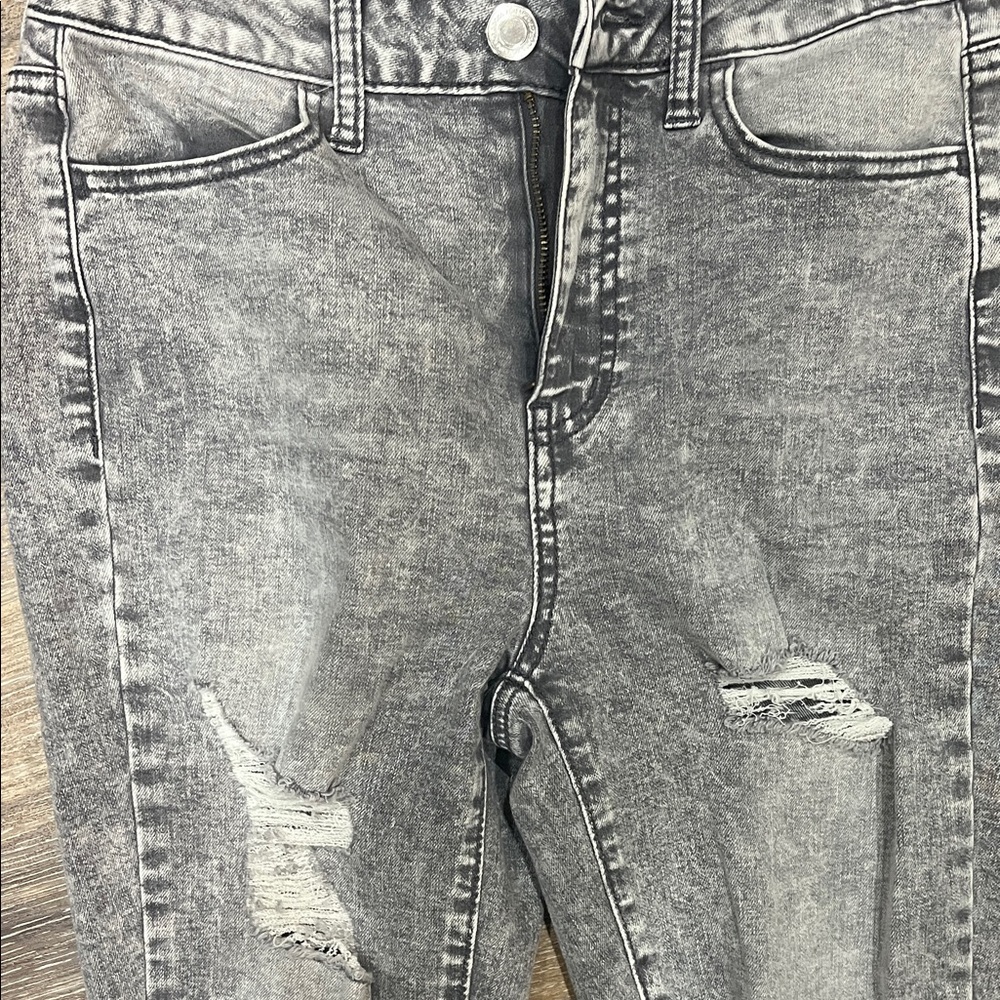 SO Women's Distressed Black Skinny Jeans - Picture 4 of 7